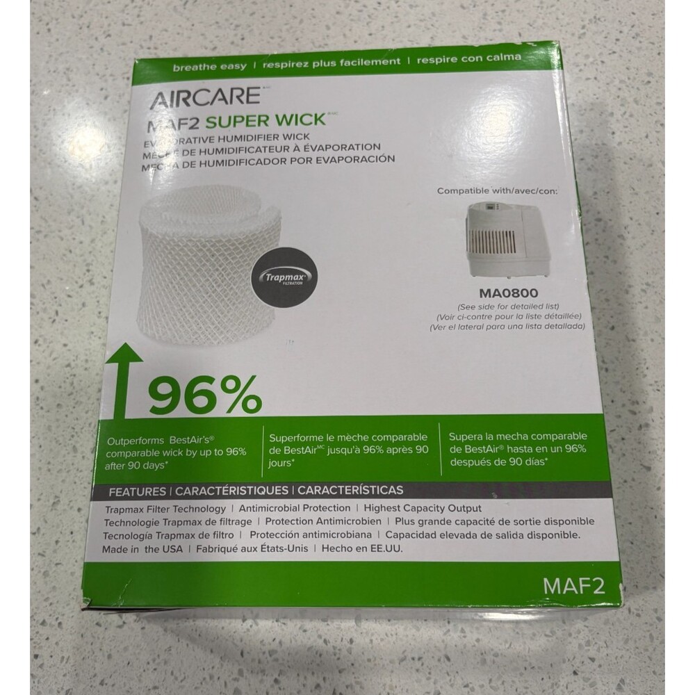 Aircare Evaporarif MAF2 Super Wick Humidifier Filter - White MA0800(cn), MA0601